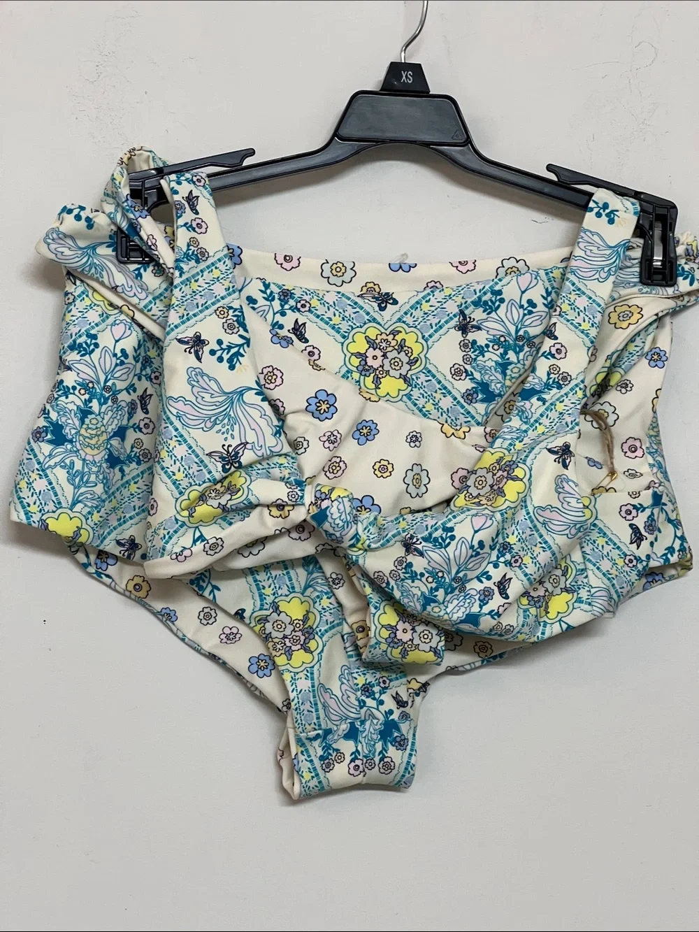 🌞 Cabana Del Sol NWT Reversible Floral Print 3 Piece Bikini Set women size S